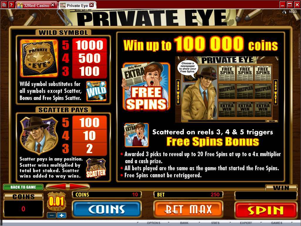 Game Slot Private Eye